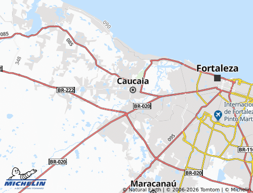 Mappa MICHELIN Planalto Caucaia - ViaMichelin