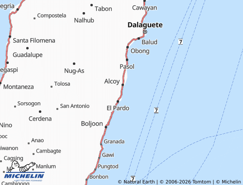 MICHELIN Daan-Lungsod map - ViaMichelin