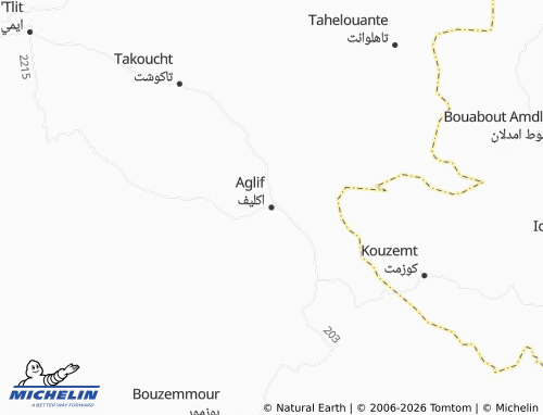 Mappa MICHELIN Akleef - ViaMichelin