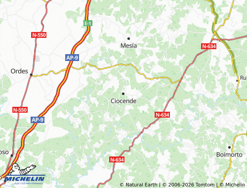 Mapa MICHELIN Ciocende - ViaMichelin