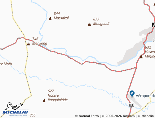 MICHELIN Gazawa map - ViaMichelin