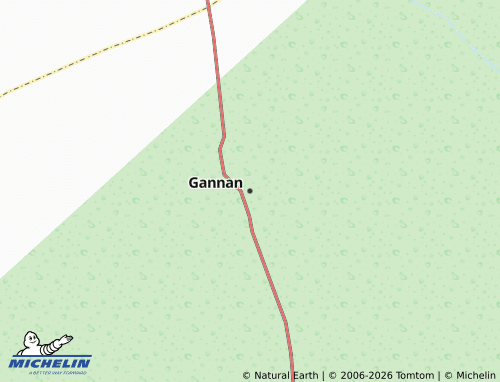 Kaart MICHELIN Gannan - ViaMichelin