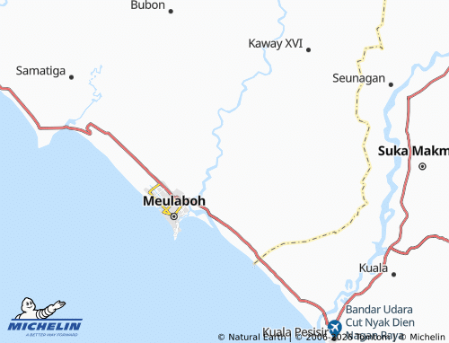 MICHELIN Pulo Teungoh Ranto map - ViaMichelin