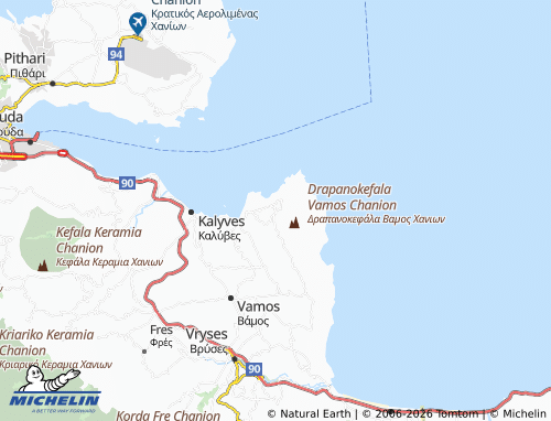Carte MICHELIN Kokkino Chorio - ViaMichelin