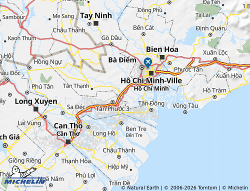 Mappa MICHELIN Long An - ViaMichelin