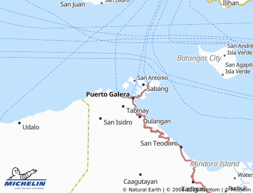 MICHELIN Santo Niño map - ViaMichelin
