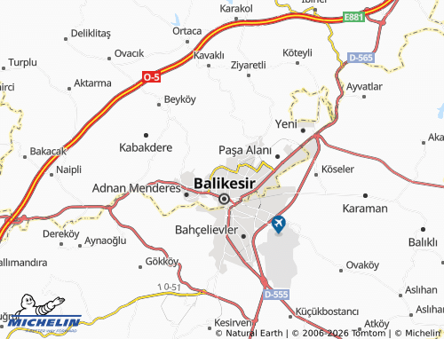 Kaart MICHELIN 2. Sakarya - ViaMichelin