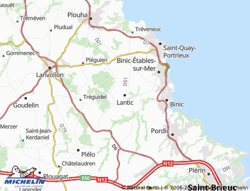 Mappa MICHELIN Lantic - ViaMichelin