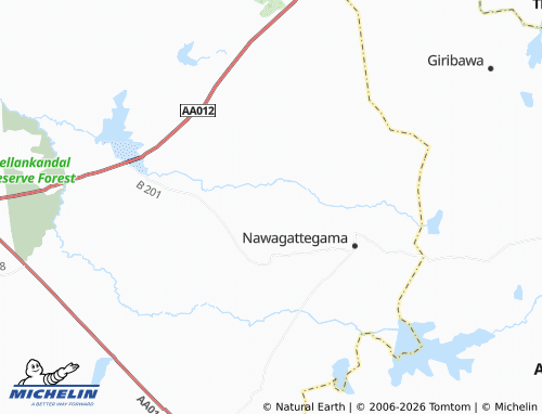Mappa MICHELIN Samurdhigama - ViaMichelin