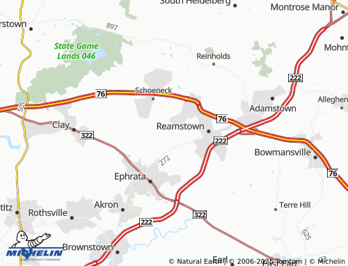 Carte MICHELIN Stevens - ViaMichelin
