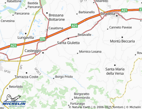 Carte MICHELIN Losana - ViaMichelin