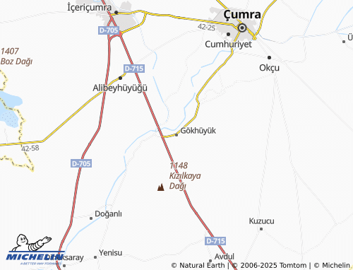 MICHELIN Gökhüyük map - ViaMichelin