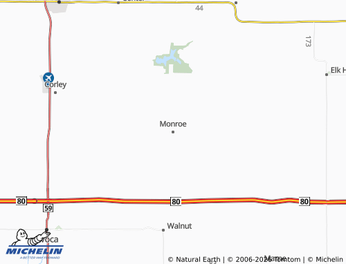 Mappa MICHELIN Monroe - ViaMichelin