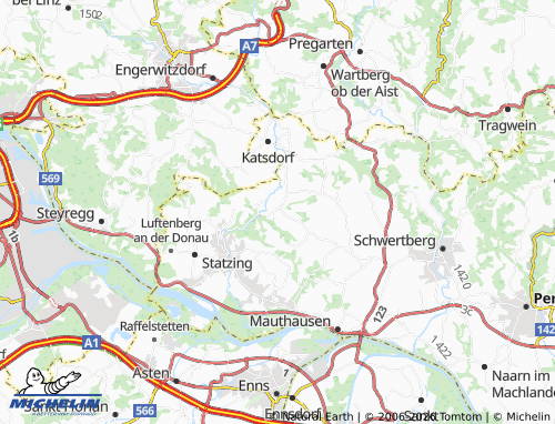 MICHELIN Lungitz map - ViaMichelin