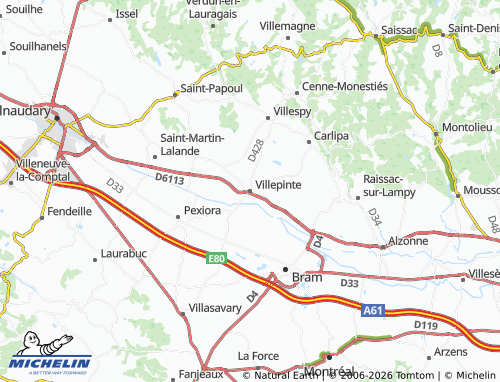 Mapa MICHELIN Villepinte - ViaMichelin