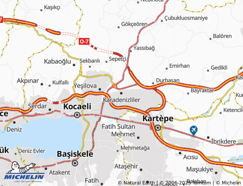 MICHELIN-Landkarte Karadenizliler - ViaMichelin