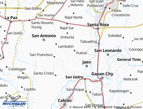MICHELIN Dampulan map - ViaMichelin
