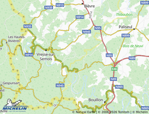 MICHELIN Cornimont map - ViaMichelin