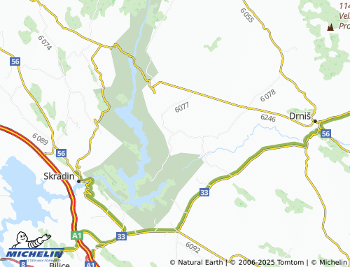 MICHELIN Drinovci map - ViaMichelin