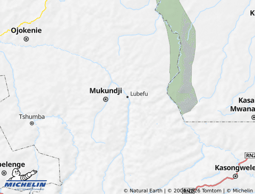 Mappa MICHELIN Lubefu - ViaMichelin