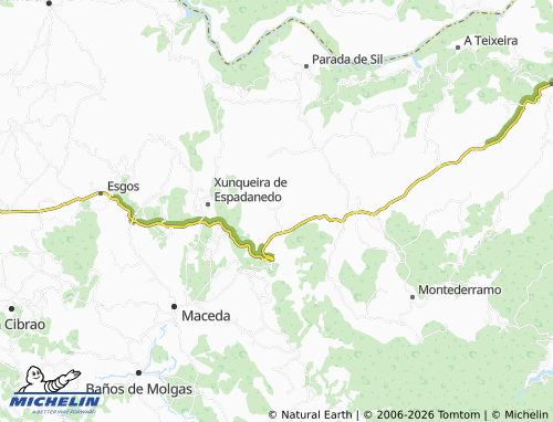 Kaart MICHELIN As Chas - ViaMichelin