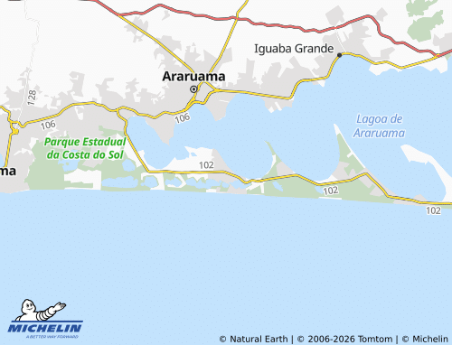 Mapa MICHELIN Praia Seca - ViaMichelin