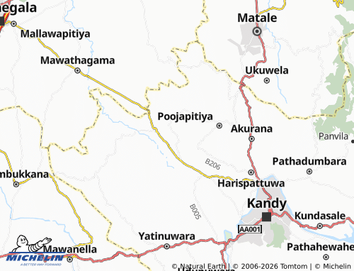Mappa MICHELIN Kandanhena East - ViaMichelin