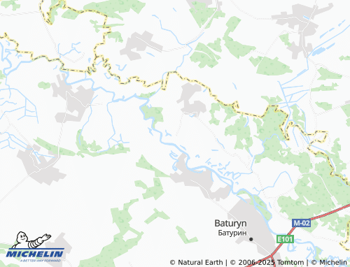 MICHELIN Verbivka map - ViaMichelin