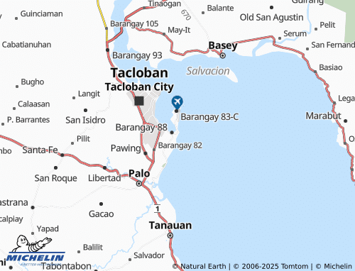 MICHELIN Barangay 87 map - ViaMichelin