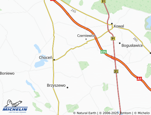 Carte MICHELIN Szczutkowo - ViaMichelin
