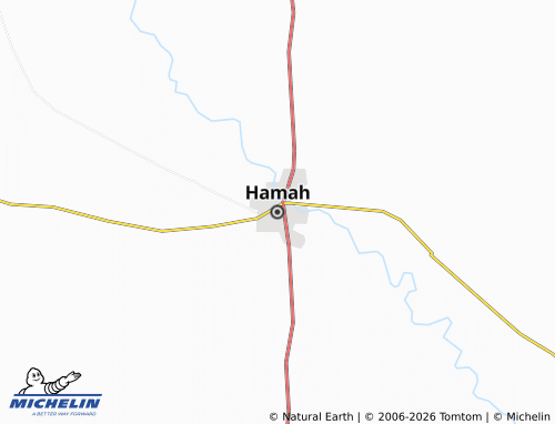 MICHELIN Hamah map - ViaMichelin