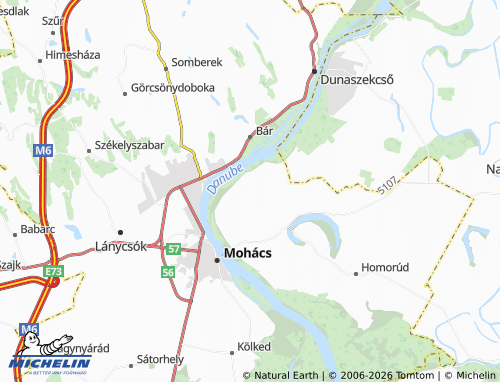 MICHELIN-Landkarte Felsőkanda - ViaMichelin