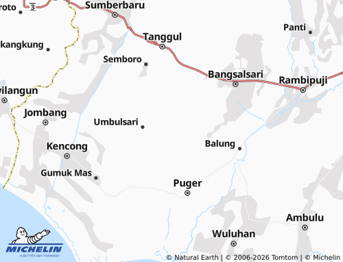 Mappa MICHELIN Tegalwangi - ViaMichelin