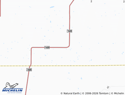 Mapa MICHELIN Middle Fork - ViaMichelin