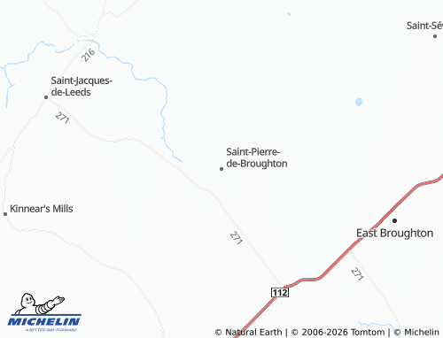 MICHELIN Saint-Pierre-de-Broughton map - ViaMichelin