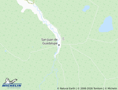 MICHELIN-Landkarte San Juan de Guadalupe - ViaMichelin