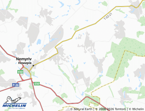 Mappa MICHELIN Korovaina - ViaMichelin