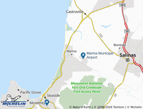 Mapa MICHELIN Marina - ViaMichelin