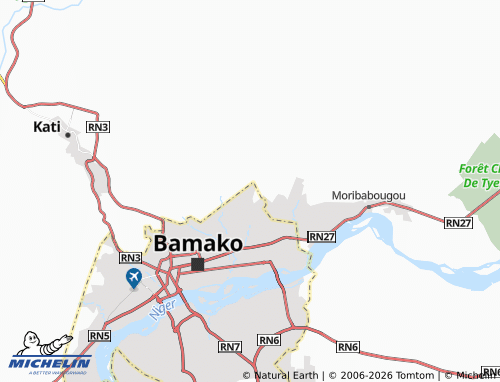 MICHELIN Nafadji map - ViaMichelin