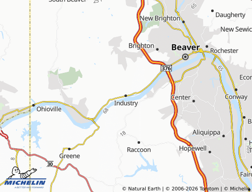 Mappa MICHELIN Industry - ViaMichelin