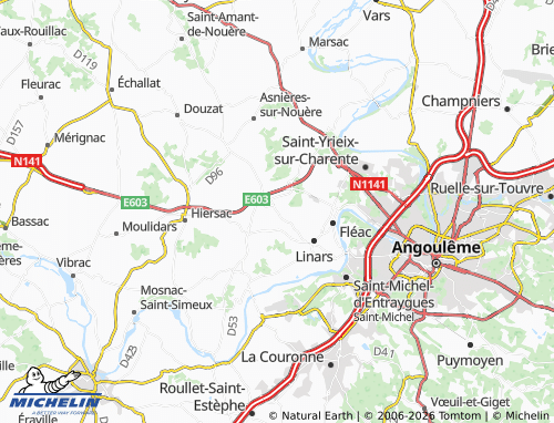 Mapa MICHELIN Moulède - ViaMichelin