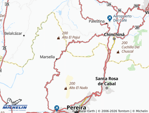 Carte MICHELIN Bajo Español - ViaMichelin
