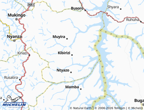 Mapa MICHELIN Kibirizi - ViaMichelin