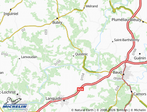 Mappa MICHELIN Quistinic - ViaMichelin