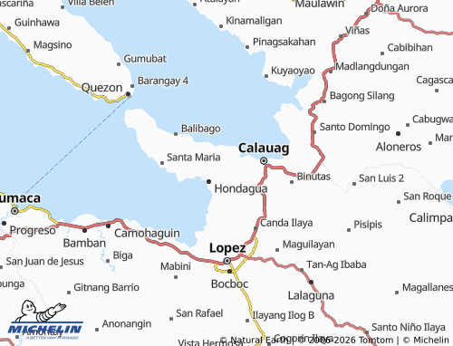 MICHELIN Bagacay map - ViaMichelin