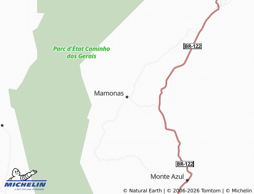 MICHELIN Mamonas map - ViaMichelin