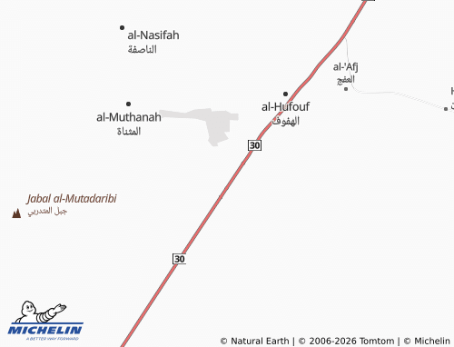 Mappa MICHELIN al-Rafee'ah - ViaMichelin