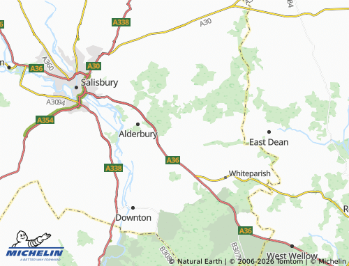 Carte MICHELIN West Grimstead - ViaMichelin