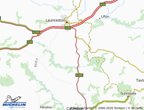 Carte MICHELIN Lezant - ViaMichelin