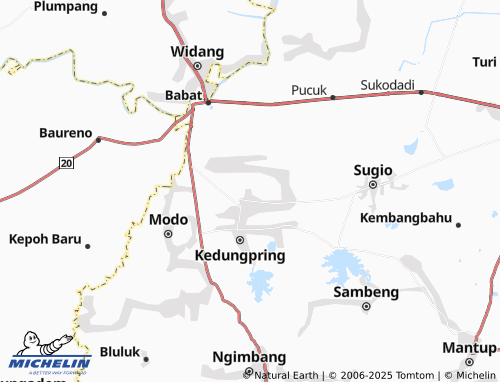 MICHELIN Karangcangkring map - ViaMichelin